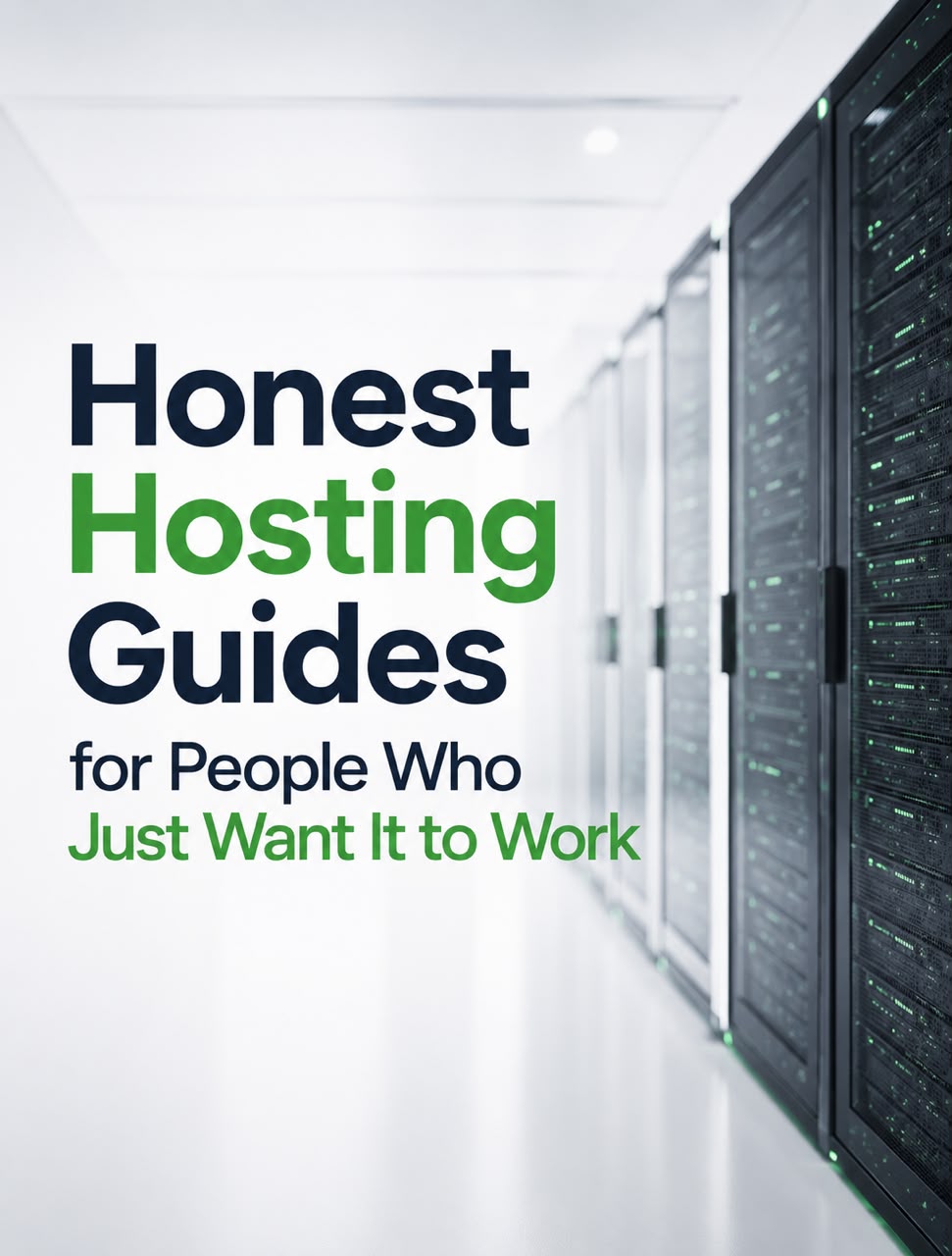 Honest Hosting Guides for People Who Just Want It to Work