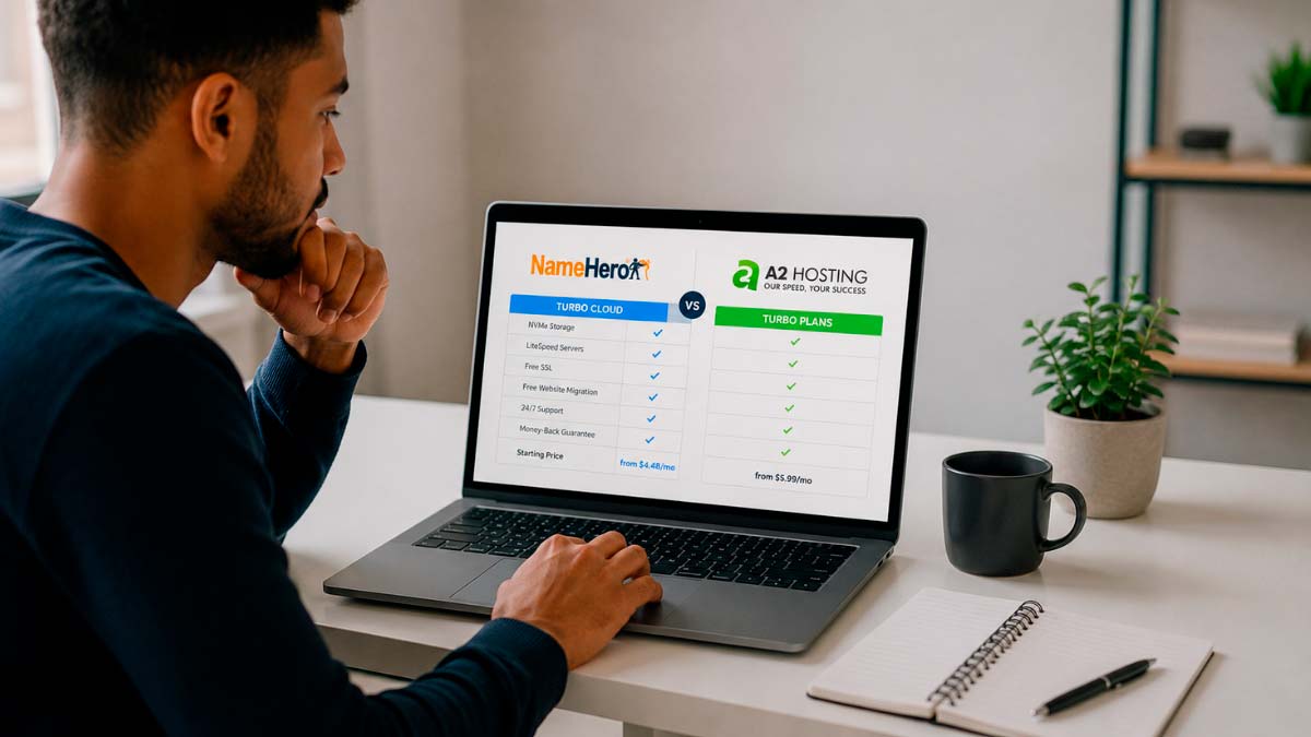 namehero vs a2 hosting